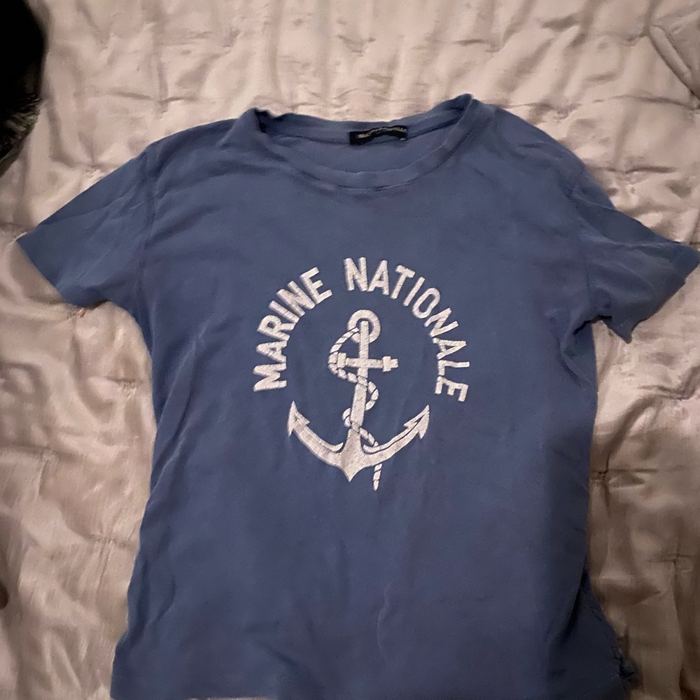 Brandy Melville blue tee shirt